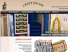 Tablet Screenshot of crateescape.com